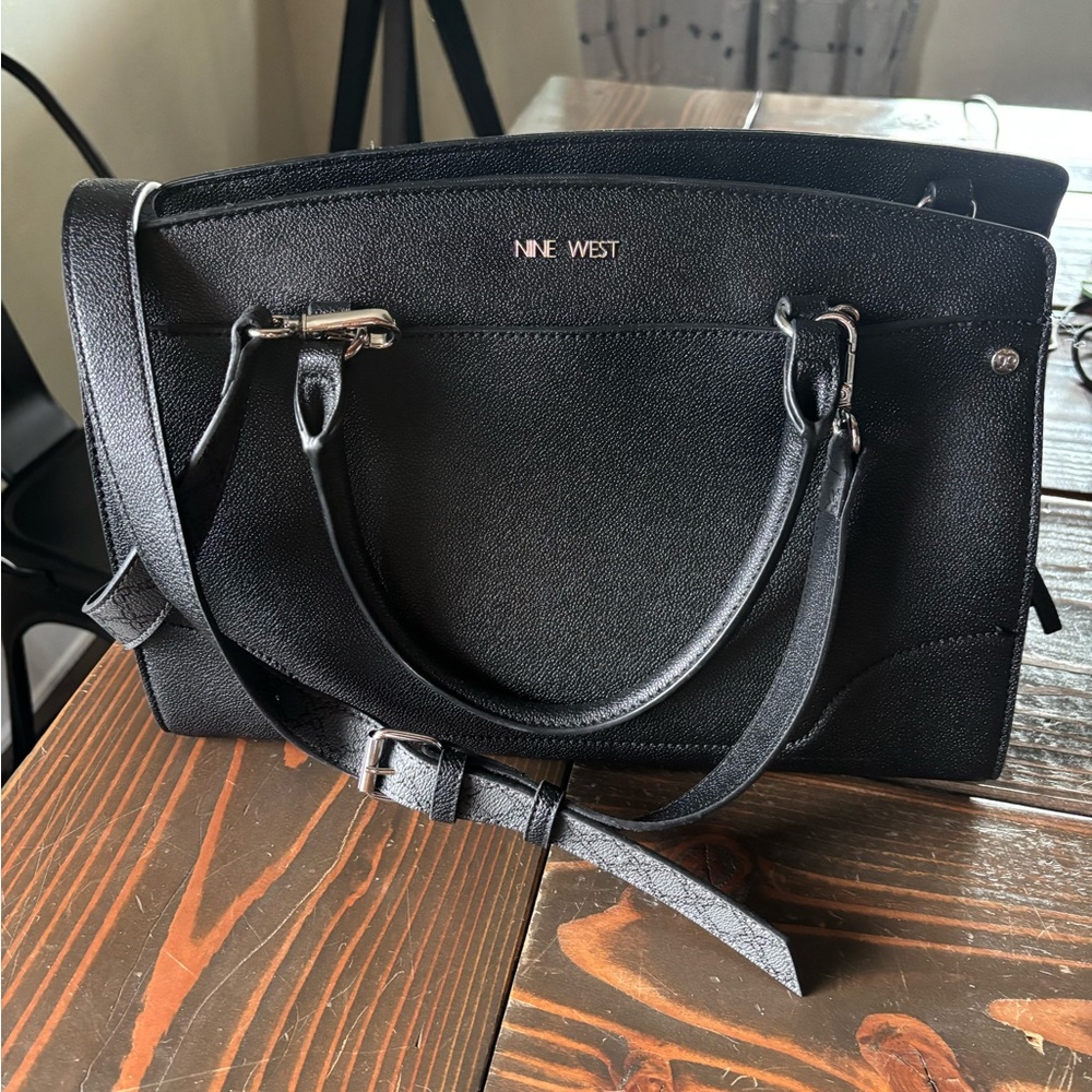 Nine West Black Satchel Bag